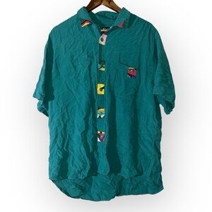 Jams world Vintage button down shirt SIZE LARGE